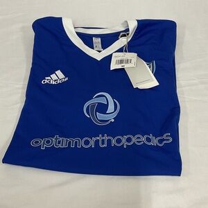 NWT Men’s short sleeve Adidas Royal Blue Sports Jersey